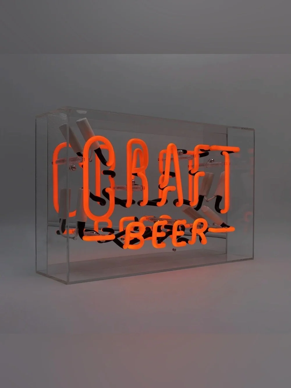 LOCOMOCEAN | CRAFT BEER GLASS NEON BOX 🍺🧡✨